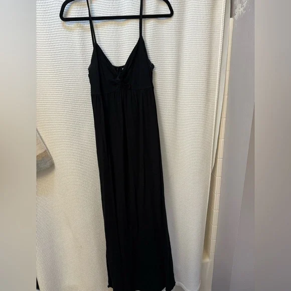 ASOS | Dresses | Asos Black Sleeveless Spaghetti Strap Maxi Dress | Poshmark